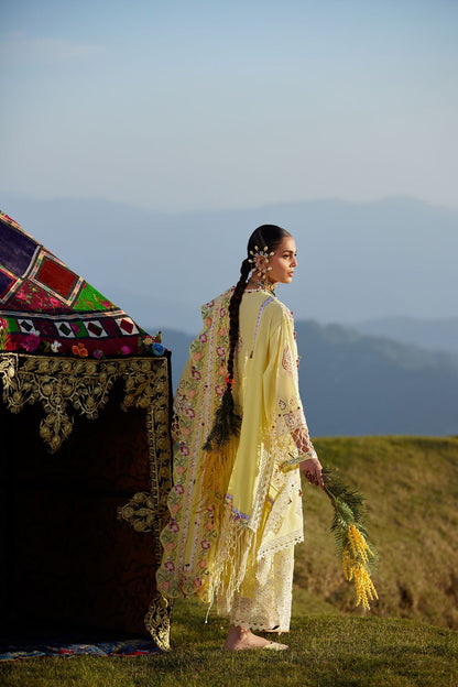 Elan | Kashmee Legacy Lawn 26 | NEELUNE (EL26-05 A) - Luxury Dress - available at Maria Faisal in UK and USA.