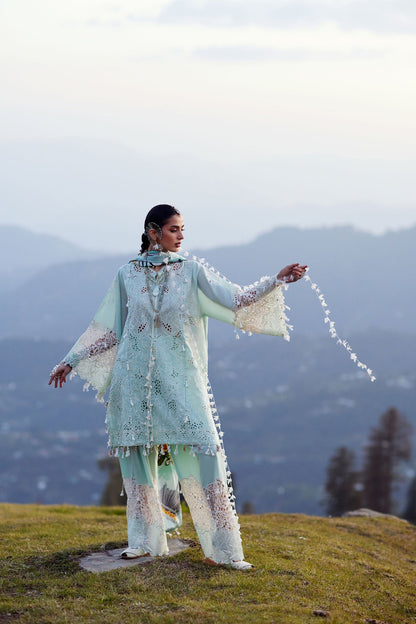 Elan | Kashmee Legacy Lawn 26 |ZEVARÉ (EL26-07 A) - Luxury Dress - available at Maria Faisal in UK and USA.