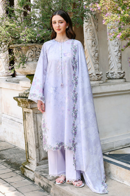 Cross Stitch | Eid Lawn Edit 26 | CRYSTAL GLAZE - Luxury Dress - available at Maria Faisal in UK and USA.