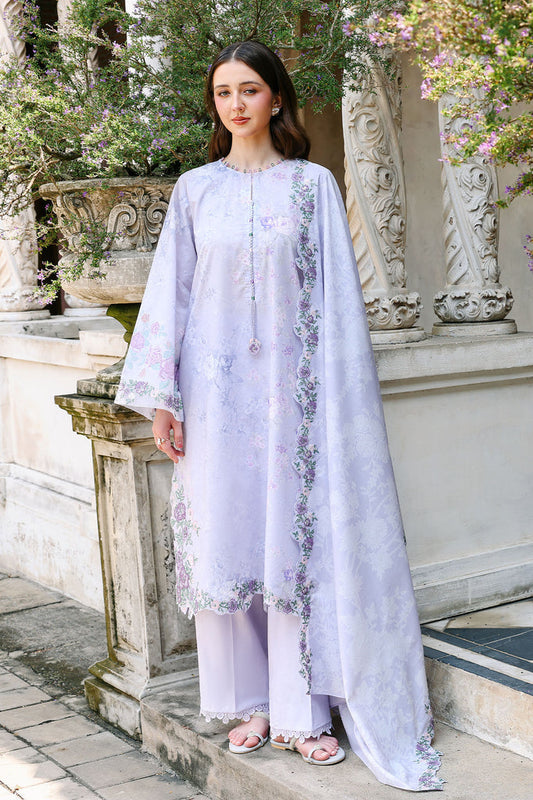 Cross Stitch | Eid Lawn Edit 26 | CRYSTAL GLAZE - Luxury Dress - available at Maria Faisal in UK and USA.