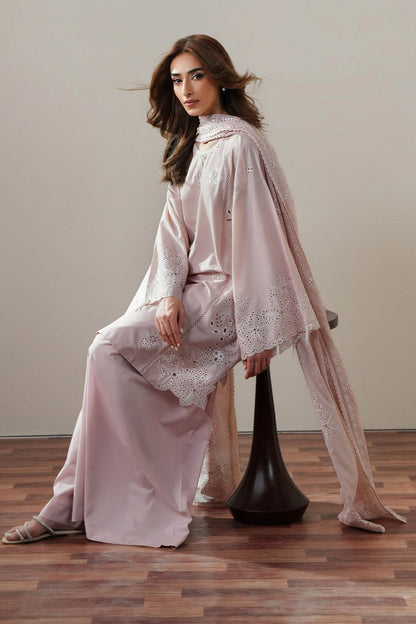 Cross Stitch | Mahiri Embroidered Collection 26 |PETAL DUSK - Luxury Dress - available at Maria Faisal in UK and USA.