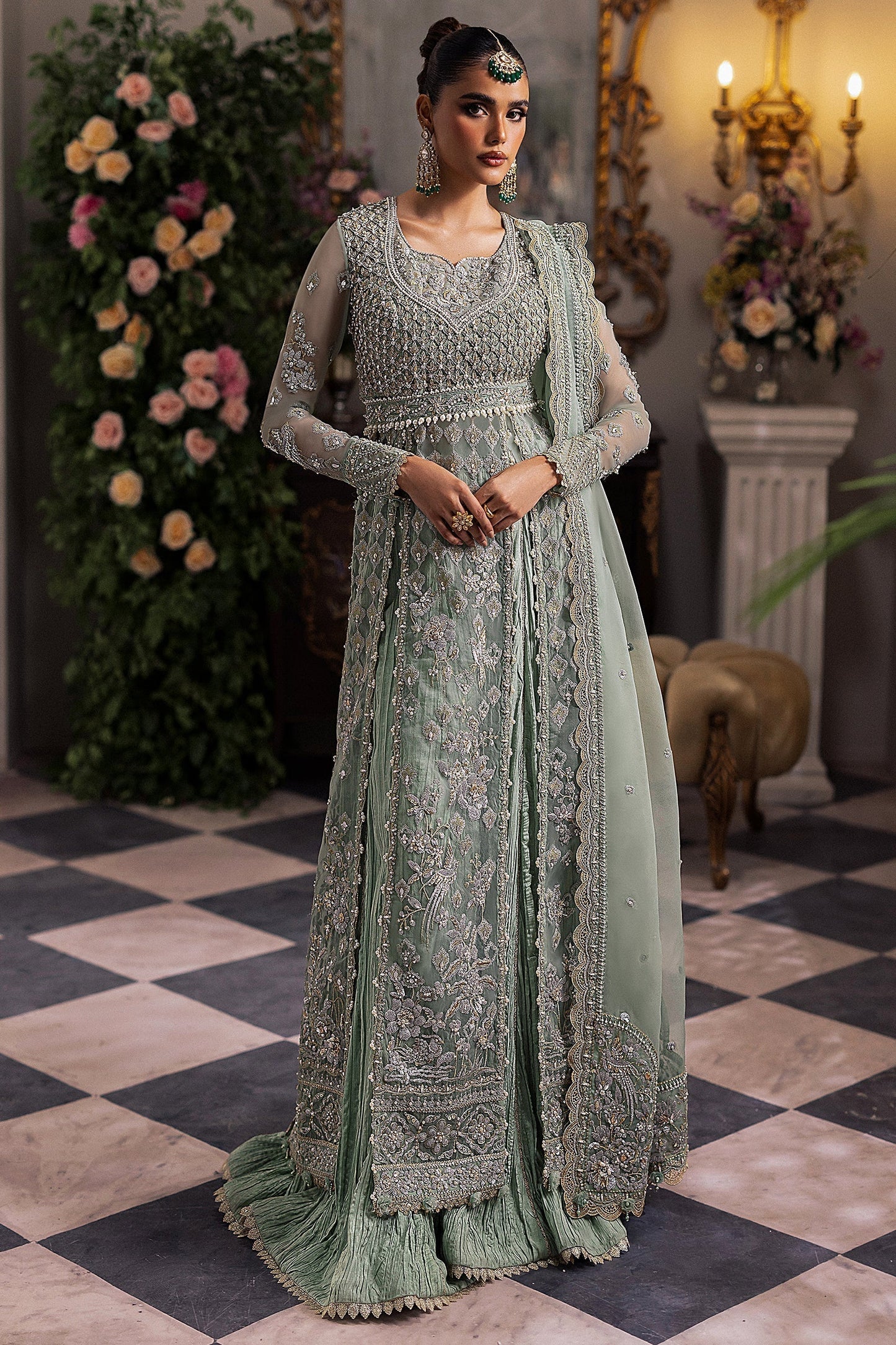 Zaha | Gossamer Formals 24 | SERAPHINA (ZC24-03) - Wedding Dress - Maria Faisal