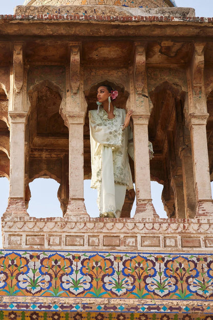 Elan | Luxury Lawn 25 | CELESTINE (EL25-05 A) by Maria Faisal - Registered Vendor of : Elan - type : Ladies Clothes - 100% original wedding dresses