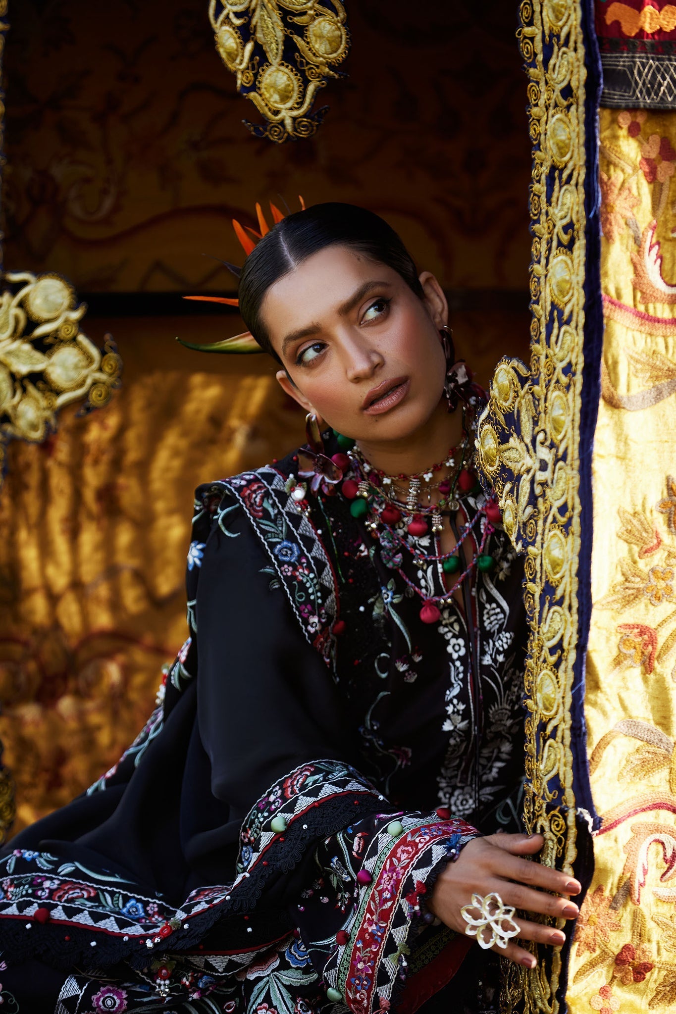 Elan | Kashmee Legacy Lawn 26 | ZABAR (EL26-01 A) - Luxury Dress - available at Maria Faisal in UK and USA.