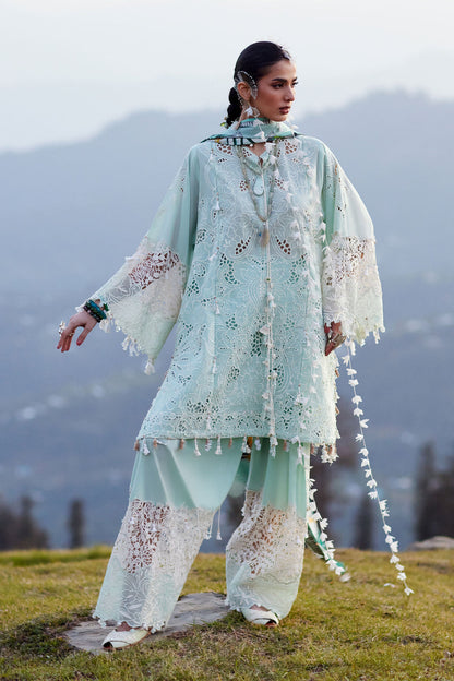 Elan | Kashmee Legacy Lawn 26 |ZEVARÉ (EL26-07 A) - Luxury Dress - available at Maria Faisal in UK and USA.