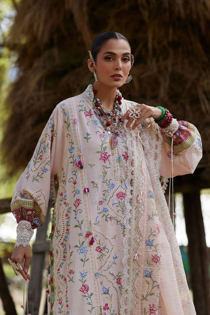 Elan | Kashmee Legacy Lawn 26 |SOZRAAG (EL26-03 A) - Luxury Dress - available at Maria Faisal in UK and USA.