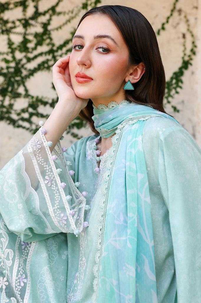Cross Stitch | Eid Lawn Edit 26 | SUMMER BREEZE - Luxury Dress - available at Maria Faisal in UK and USA.