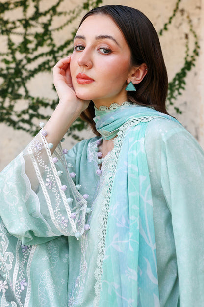 Cross Stitch | Eid Lawn Edit 26 | SUMMER BREEZE - Luxury Dress - available at Maria Faisal in UK and USA.