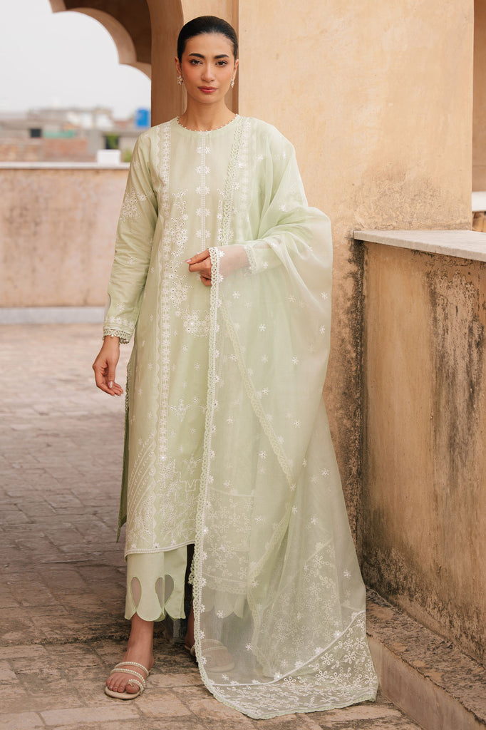 Cross Stitch | Mahiri Embroidered Collection 26 | Lumiere Meadow - Luxury Dress - available at Maria Faisal in UK and USA.