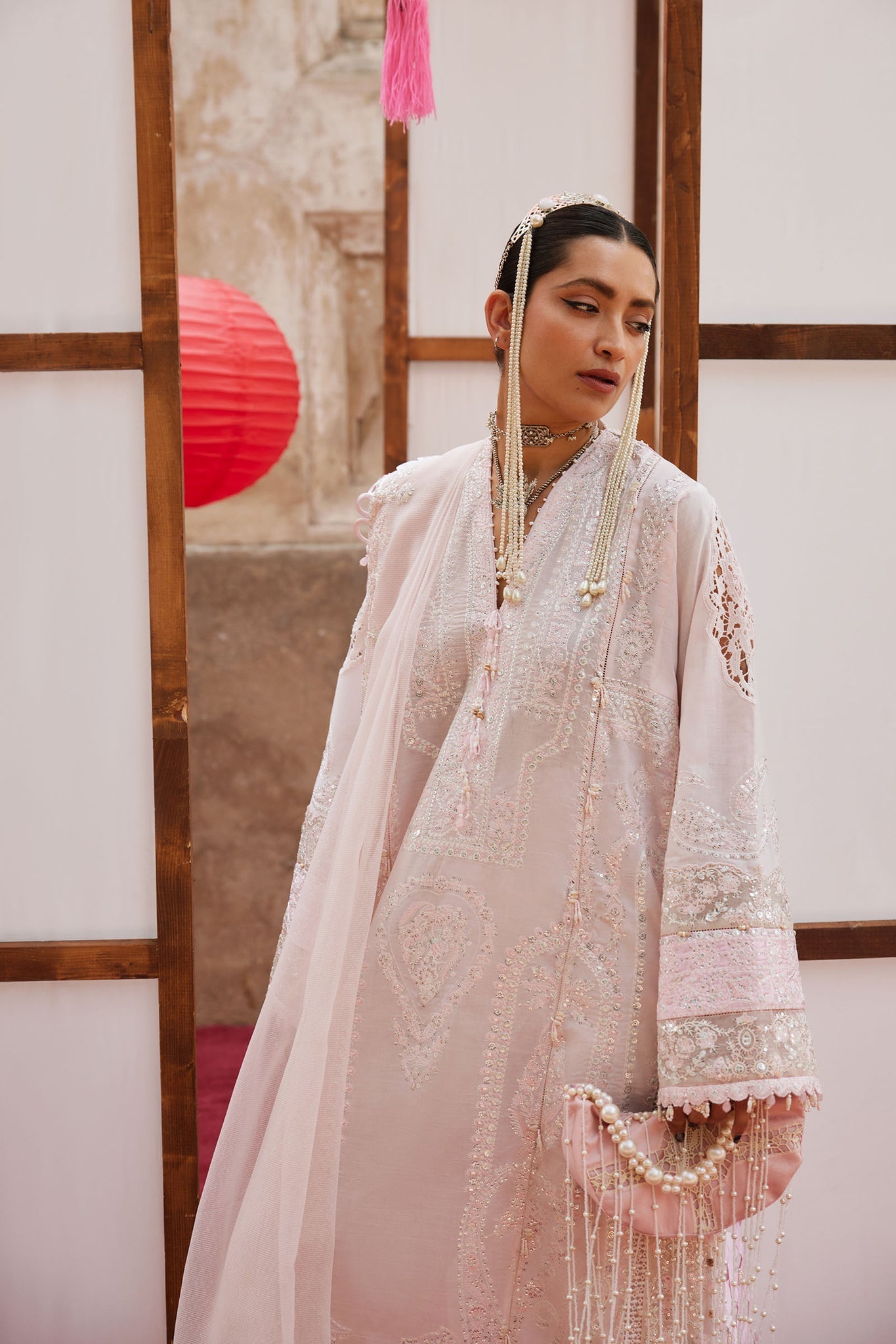 Elan | Kashmee Legacy Lawn 26 |ROUHAAN (EL26-04 B) - Luxury Dress - available at Maria Faisal in UK and USA.