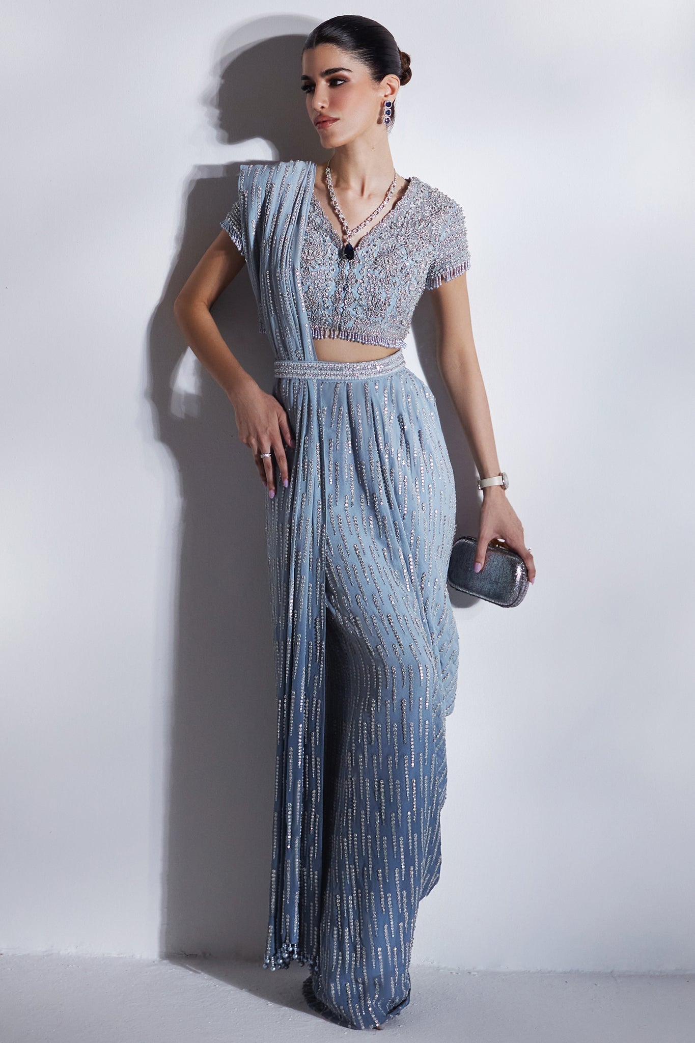 Elan | Luxury Wedding Wears | ECLAT GLACE (EP-21008) - Bridal Dress - available at Maria Faisal in UK and USA.