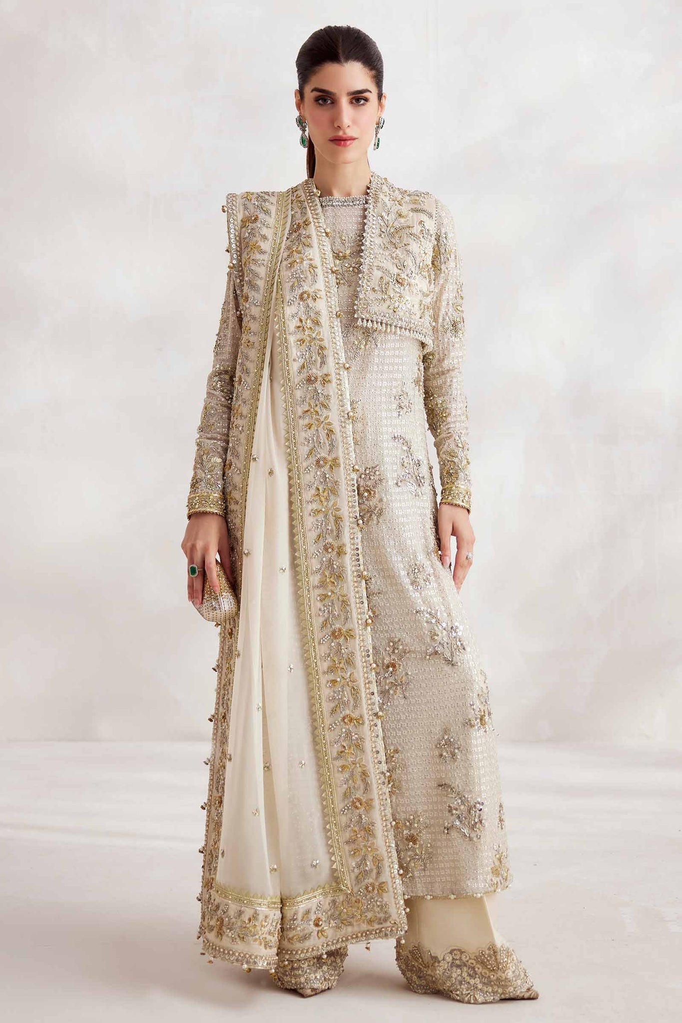 Elan | Wedding Formals | TRESOR (EP-21216) - Formal Dress - available at Maria Faisal in UK and USA.