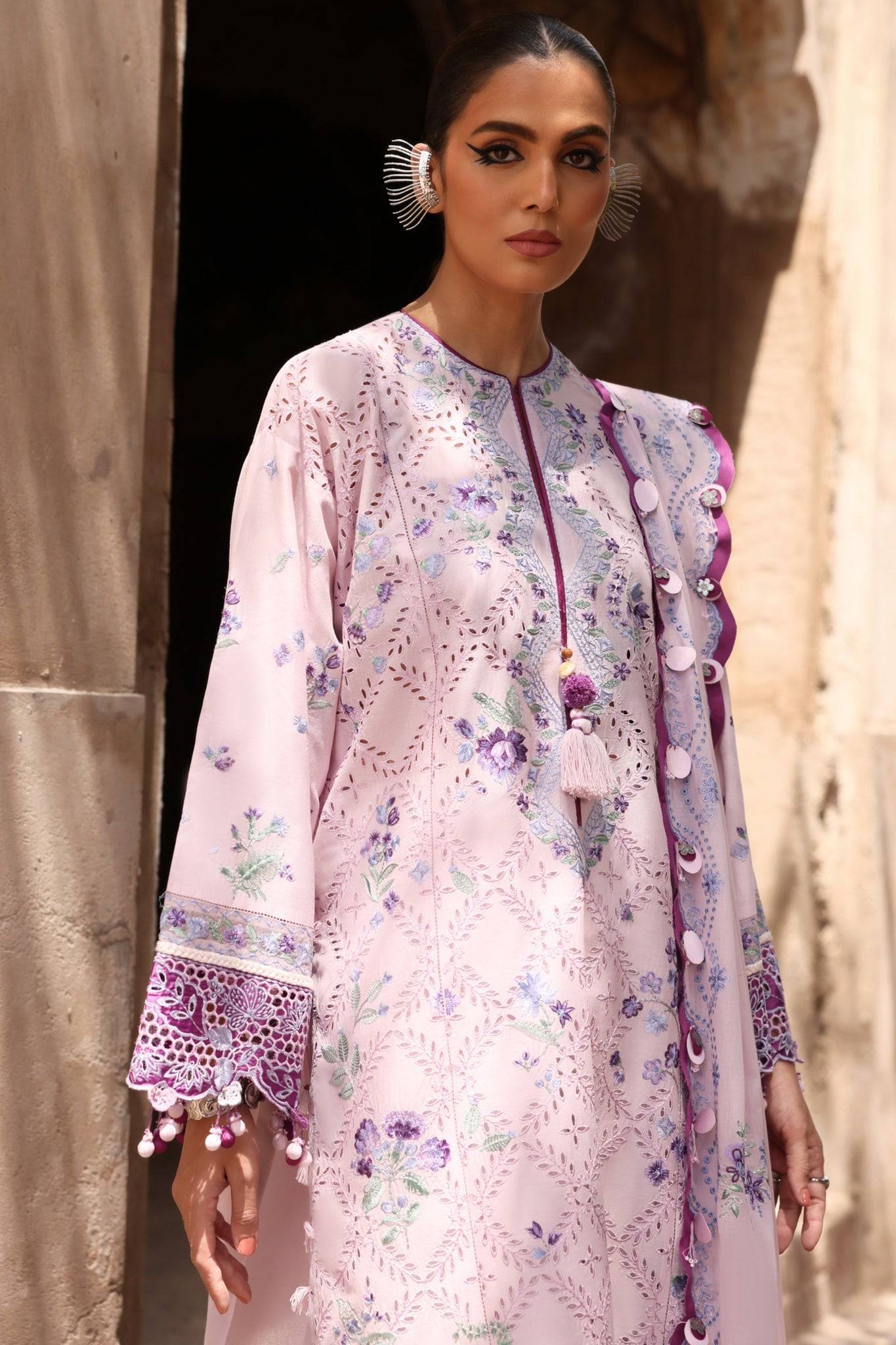 Elan | Luxury Lawn 25 | ALARA (EL25-12 B) by Maria Faisal - Registered Vendor of : Elan - type : Ladies Clothes - 100% original wedding dresses