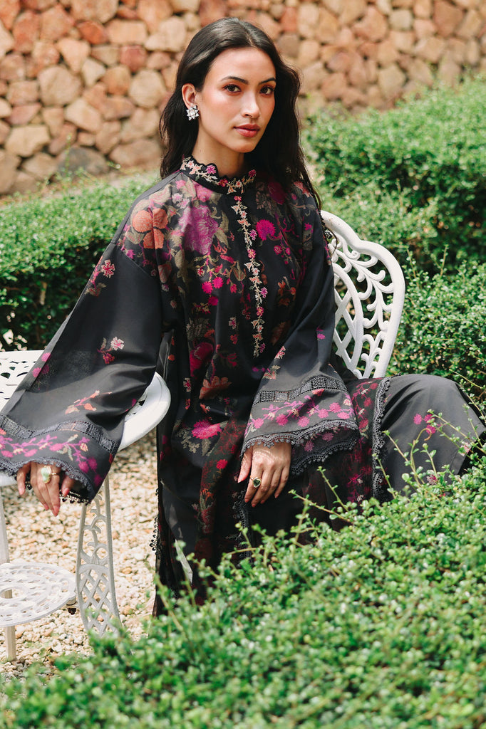 Cross Stitch | Eid Lawn Edit 26 | SHADOW GRACE - Luxury Dress - available at Maria Faisal in UK and USA.