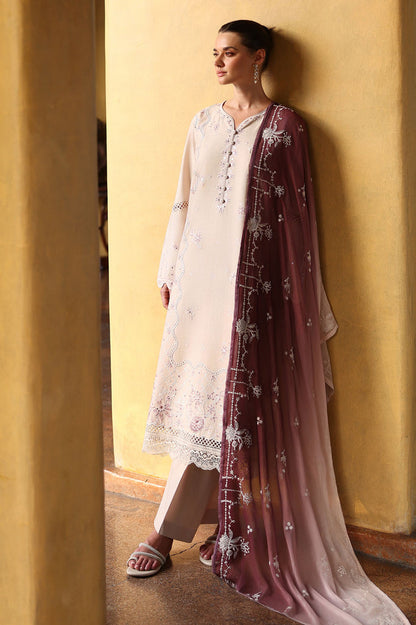 Cross Stitch | Eid Lawn Edit 26 |  SAND DUNE - Luxury Dress - available at Maria Faisal in UK and USA.