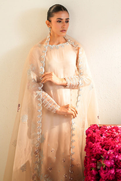 Cross Stitch | SS-26 RTW LUX PRET EDIT-2 | Moonlit Dune - Luxury Dress - available at Maria Faisal in UK and USA.