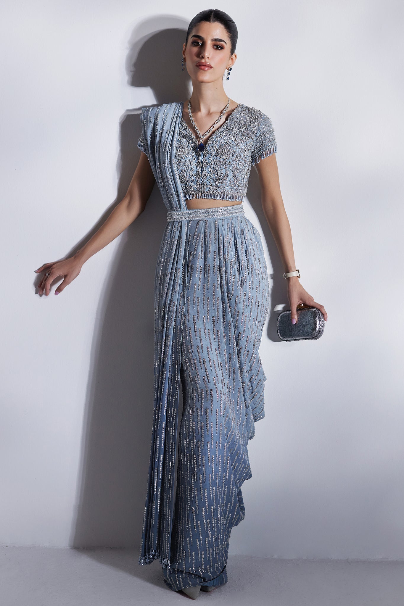 Elan | Luxury Wedding Wears | ECLAT GLACE (EP-21008) - Bridal Dress - available at Maria Faisal in UK and USA.