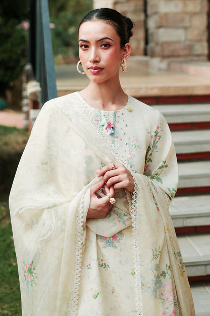 Cross Stitch | Eid Lawn Edit 26 | TROPIC MIST - Luxury Dress - available at Maria Faisal in UK and USA.