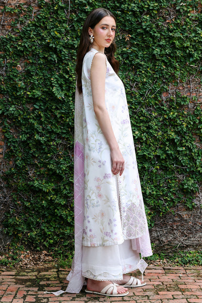 Cross Stitch | Eid Lawn Edit 26 |MEADOW DREAM - Luxury Dress - available at Maria Faisal in UK and USA.