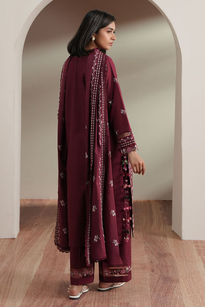 Cross Stitch | Mahiri Embroidered Collection 26 |CRIMSON - Luxury Dress - available at Maria Faisal in UK and USA.