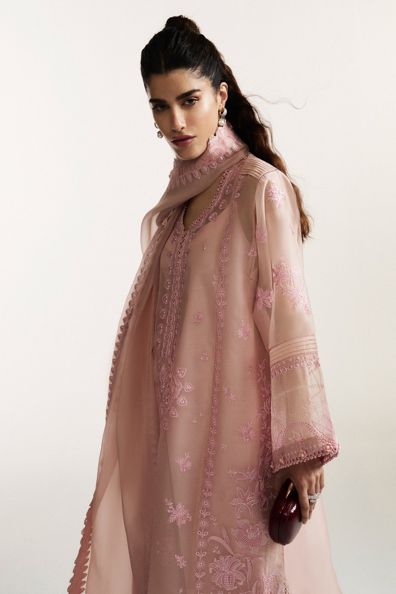 Elan | Vital Ornee | ROSEA (EV-21354) - Formal Dress - available at Maria Faisal in UK and USA.