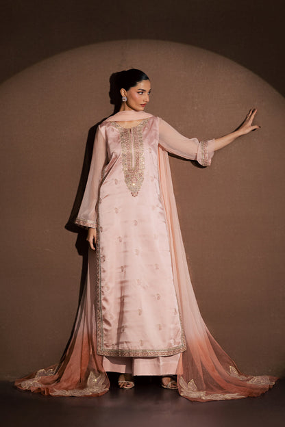 Vanya | Silk Edit | SL-17 - Luxury Dress - available at Maria Faisal in UK and USA.