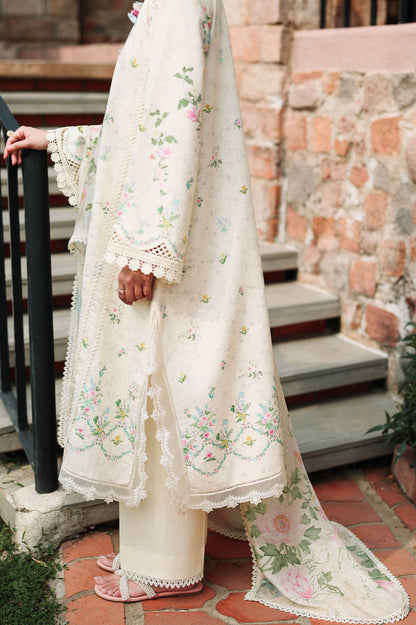 Cross Stitch | Eid Lawn Edit 26 | TROPIC MIST - Luxury Dress - available at Maria Faisal in UK and USA.
