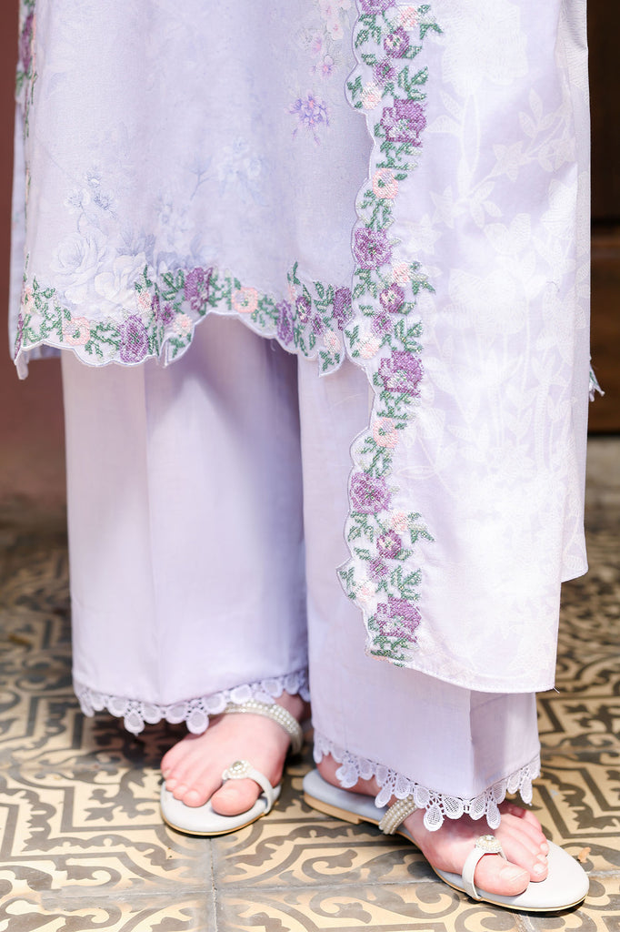 Cross Stitch | Eid Lawn Edit 26 | CRYSTAL GLAZE - Luxury Dress - available at Maria Faisal in UK and USA.