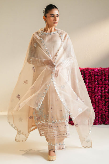 Cross Stitch | SS-26 RTW LUX PRET EDIT-2 | Moonlit Dune - Luxury Dress - available at Maria Faisal in UK and USA.