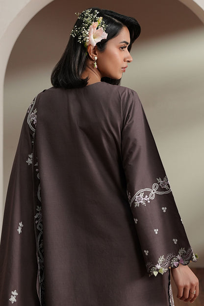 Cross Stitch | Mahiri Embroidered Collection 26 |COCOA WHISPER - Luxury Dress - available at Maria Faisal in UK and USA.