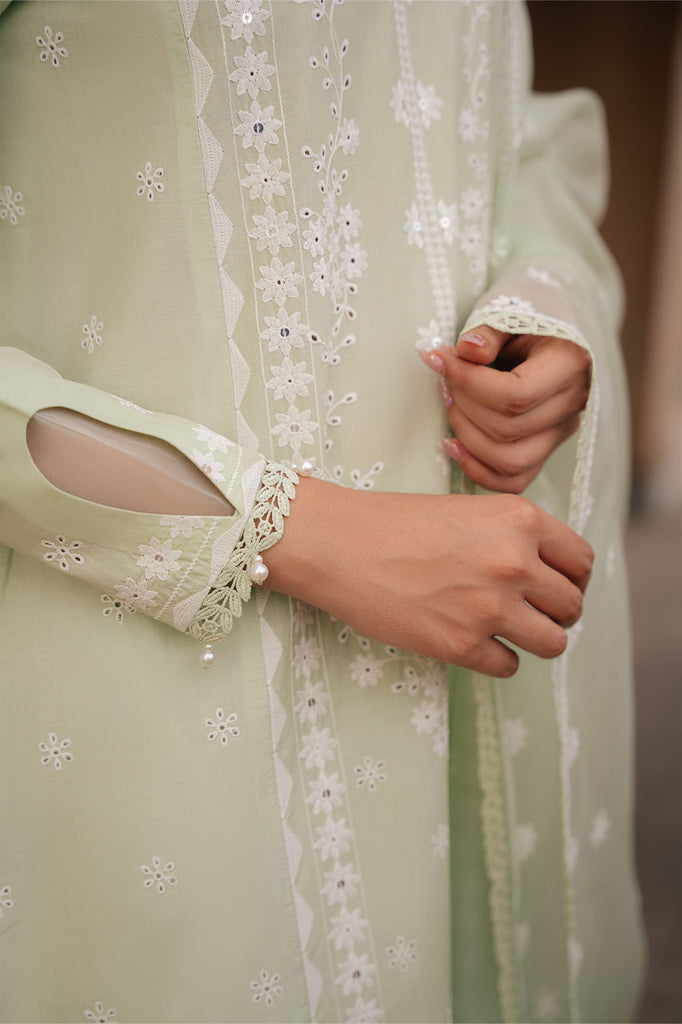 Cross Stitch | Mahiri Embroidered Collection 26 | Lumiere Meadow - Luxury Dress - available at Maria Faisal in UK and USA.