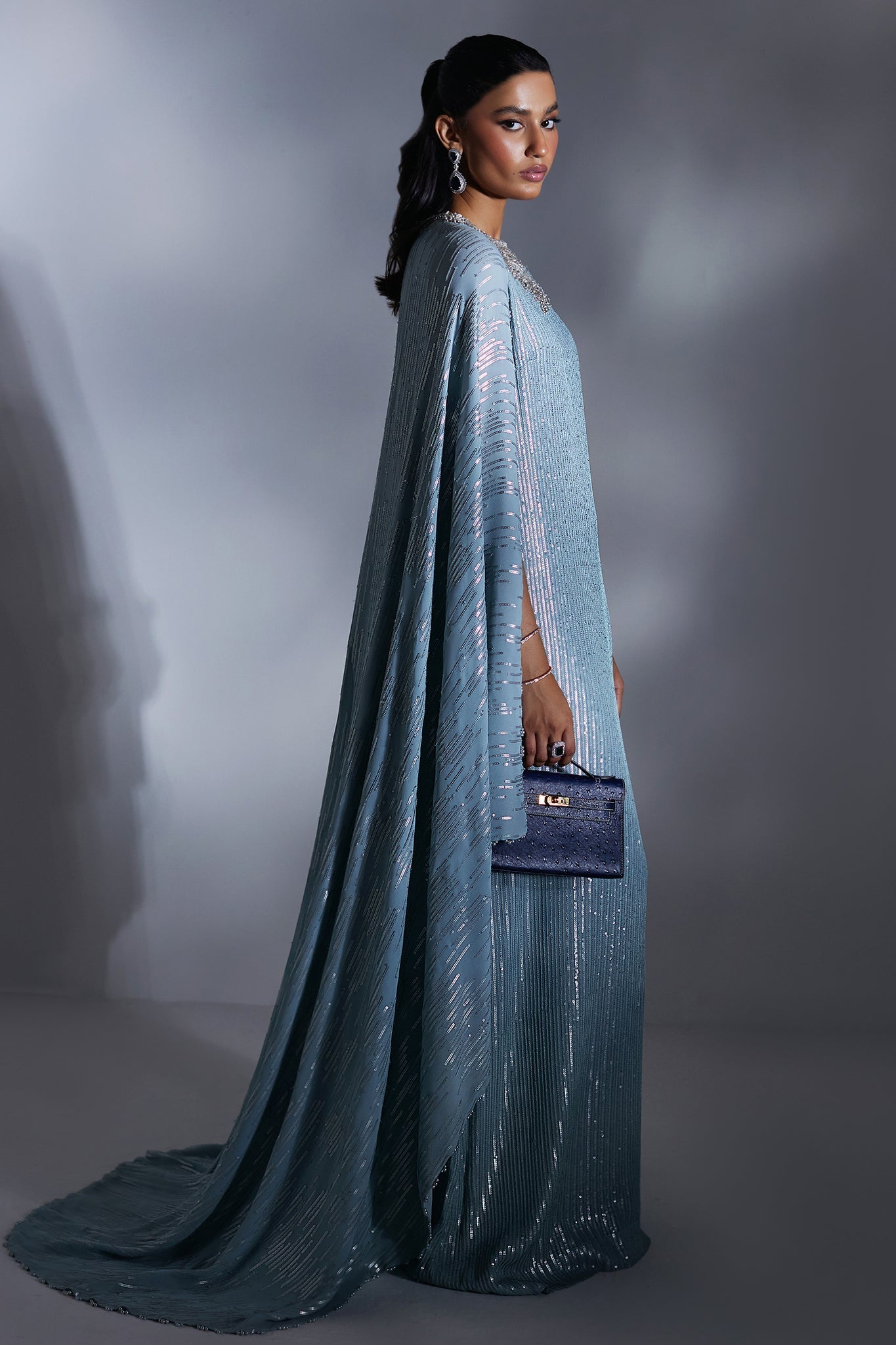 Elan | Luxury Wedding Wears | POUSSIERE D'ETOILES (EP-20883) - Bridal Dress - available at Maria Faisal in UK and USA.