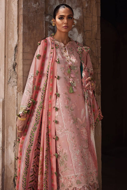 Elan | Luxury Lawn 25 | SERENE (EL25-01 A) by Maria Faisal - Registered Vendor of : Elan - type : Ladies Clothes - 100% original wedding dresses