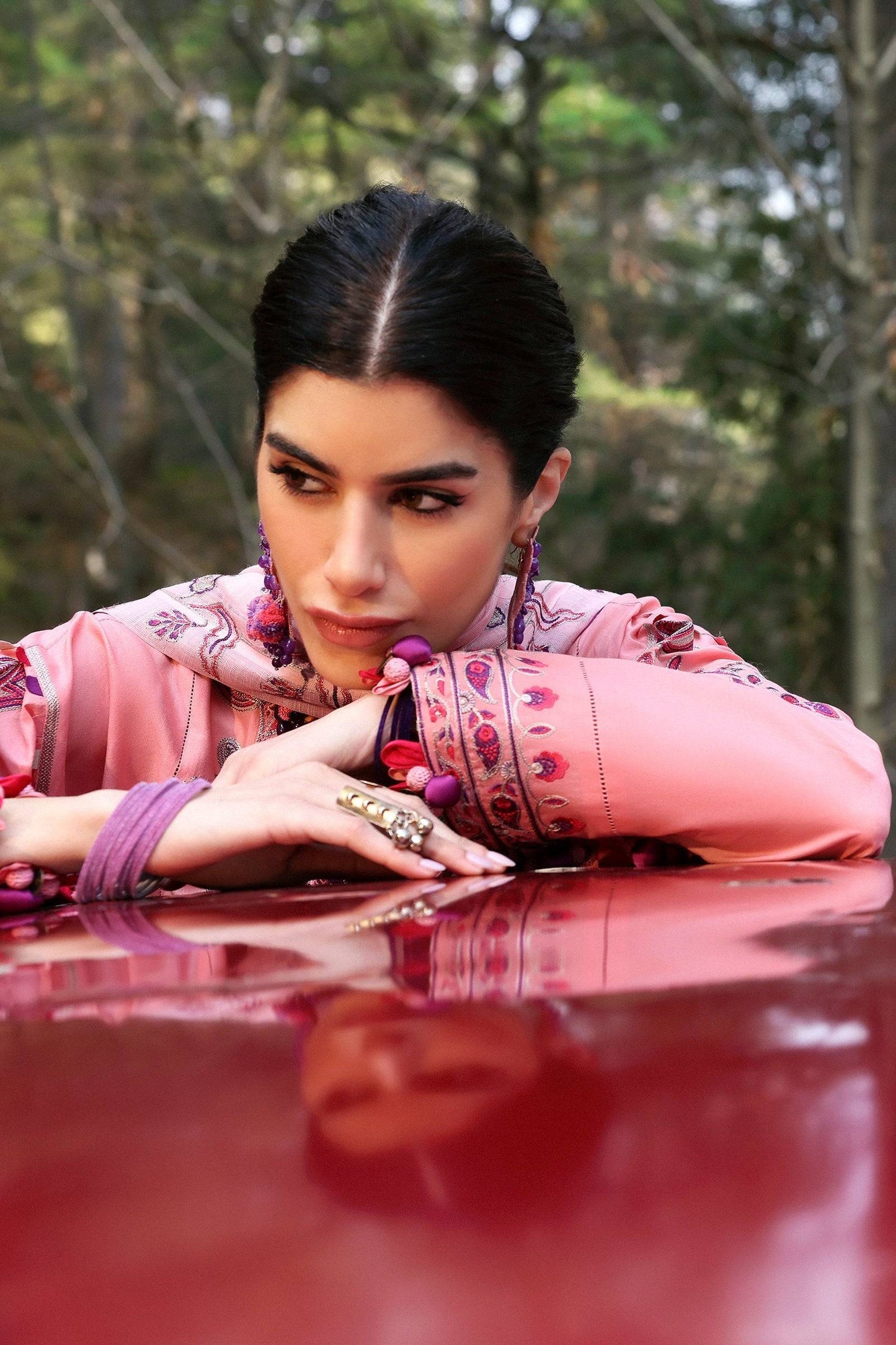 Zaha | Lawn 25 | ZARIAH (ZL25-09 B) by Maria Faisal - Registered Vendor of : Zaha - type : Ladies Clothes - 100% original wedding dresses