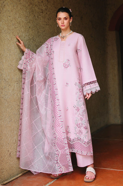 Cross Stitch | Eid Lawn Edit 26 |  LAVENDER LUXE - Luxury Dress - available at Maria Faisal in UK and USA.