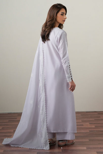 Cross S titch | Mahiri Embroidered Collection 26 |VIOLET DREAM - Luxury Dress - available at Maria Faisal in UK and USA.
