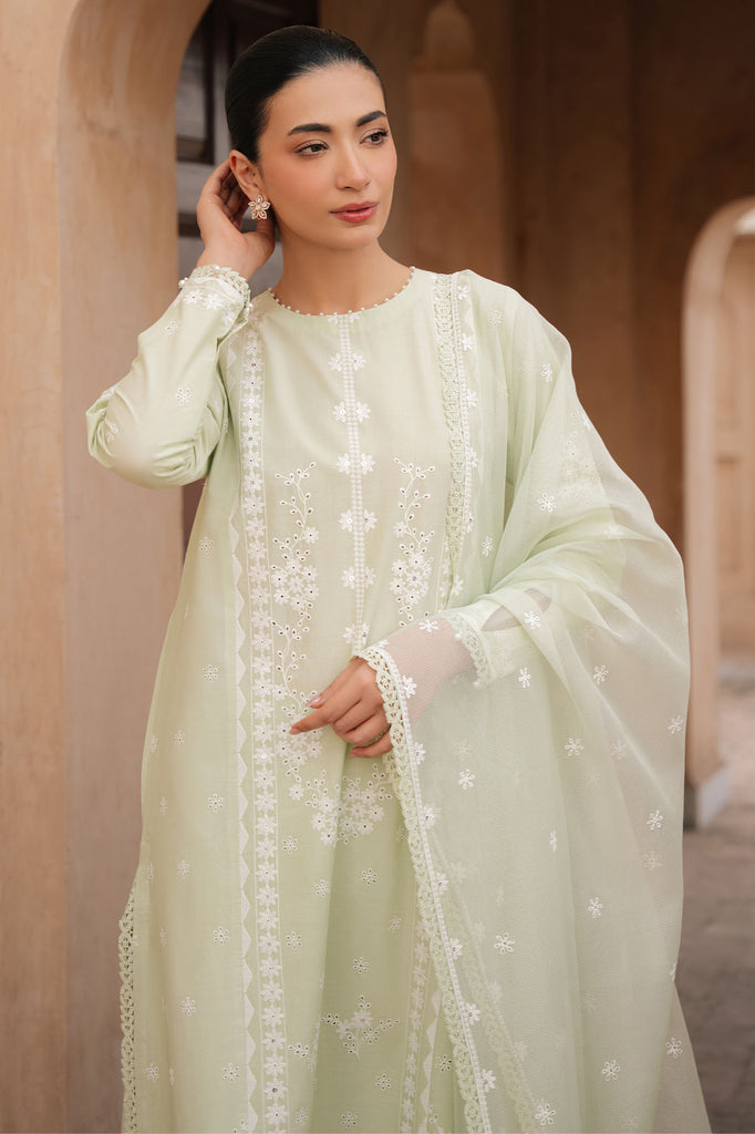 Cross Stitch | Mahiri Embroidered Collection 26 | Lumiere Meadow - Luxury Dress - available at Maria Faisal in UK and USA.