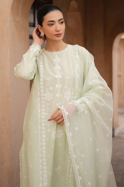 Cross Stitch | Mahiri Embroidered Collection 26 | Lumiere Meadow - Luxury Dress - available at Maria Faisal in UK and USA.
