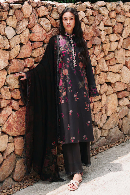 Cross Stitch | Eid Lawn Edit 26 | SHADOW GRACE - Luxury Dress - available at Maria Faisal in UK and USA.