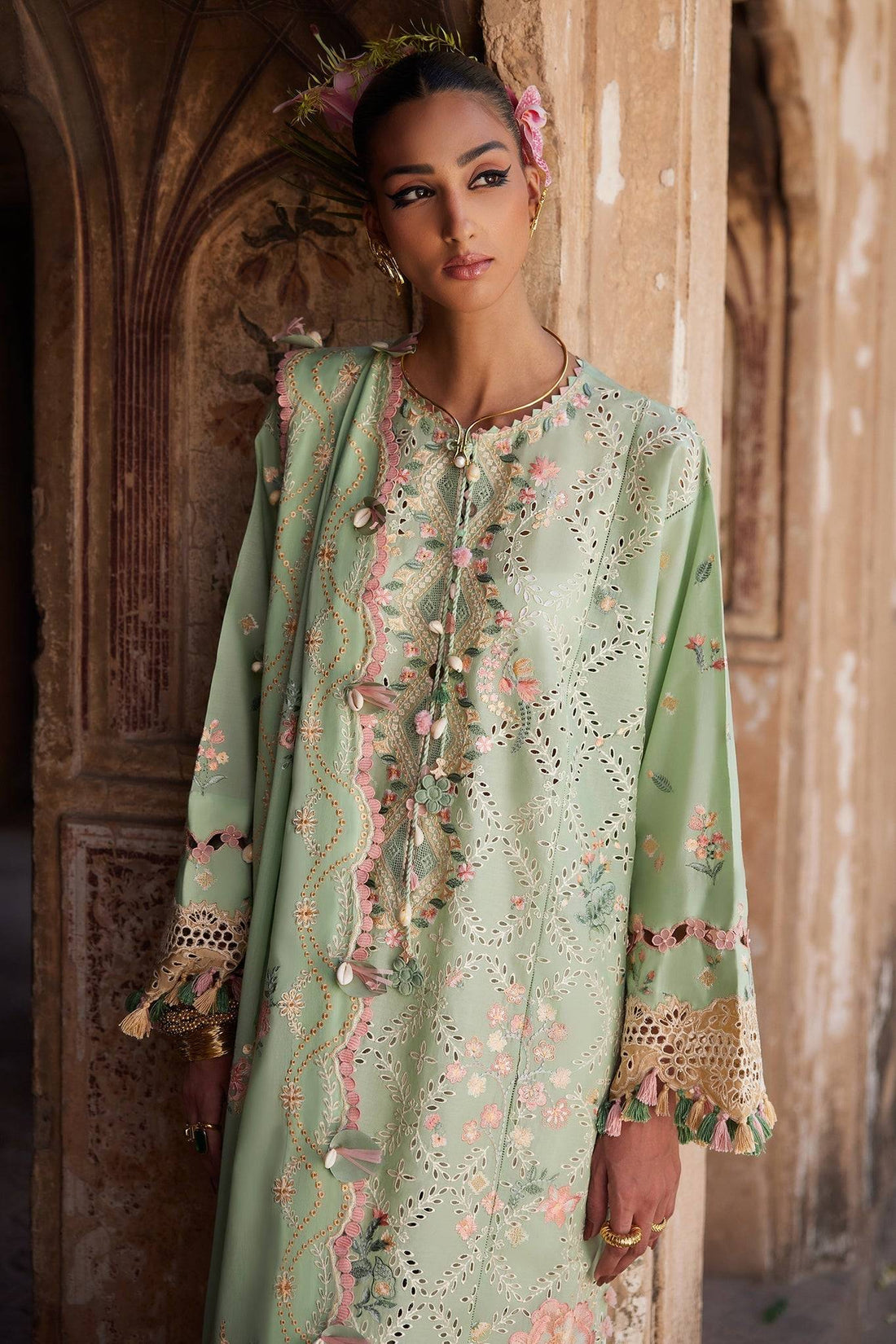 Elan | Luxury Lawn 25 | ALARA (EL25-12 A) by Maria Faisal - Registered Vendor of : Elan - type : Ladies Clothes - 100% original wedding dresses