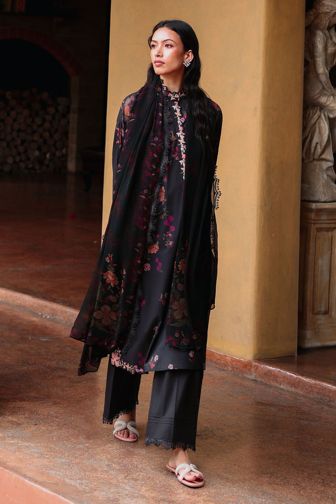 Cross Stitch | Eid Lawn Edit 26 | SHADOW GRACE - Luxury Dress - available at Maria Faisal in UK and USA.