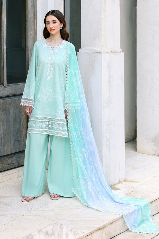 Cross Stitch | Eid Lawn Edit 26 | SUMMER BREEZE - Luxury Dress - available at Maria Faisal in UK and USA.