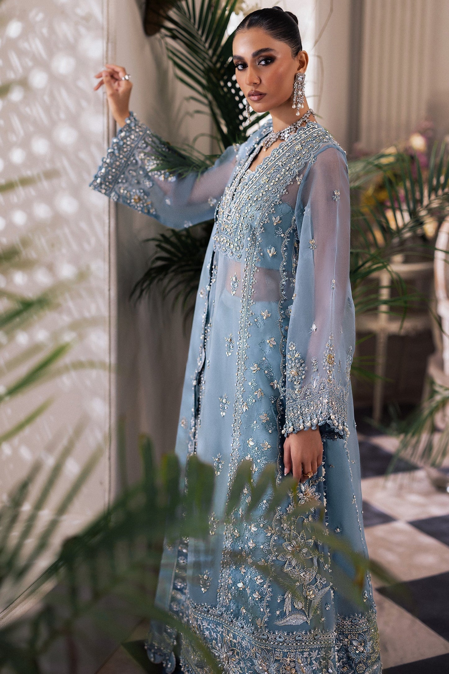 Zaha | Gossamer Formals 24 | AZURA (ZC24-07) - Wedding Dress - Maria Faisal