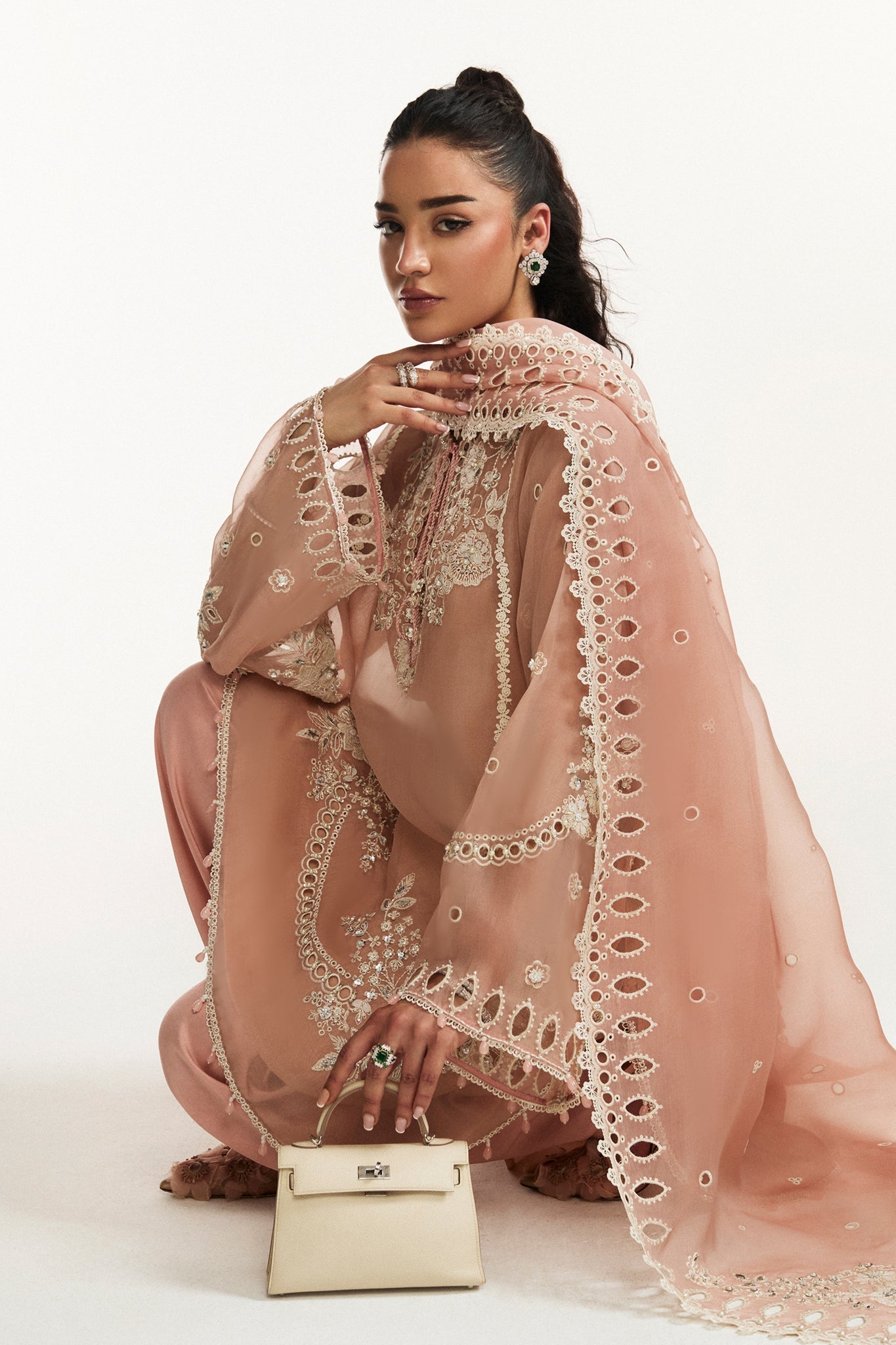 Elan | Vital Ornee | FLEUR DE ROSE (EV-21358) - Formal Dress - available at Maria Faisal in UK and USA.