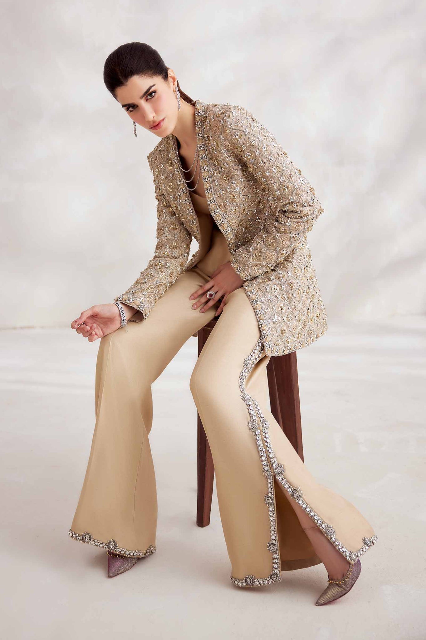 Elan | Wedding Formals | AURELIEN (EP-21212) - Formal Dress - available at Maria Faisal in UK and USA.