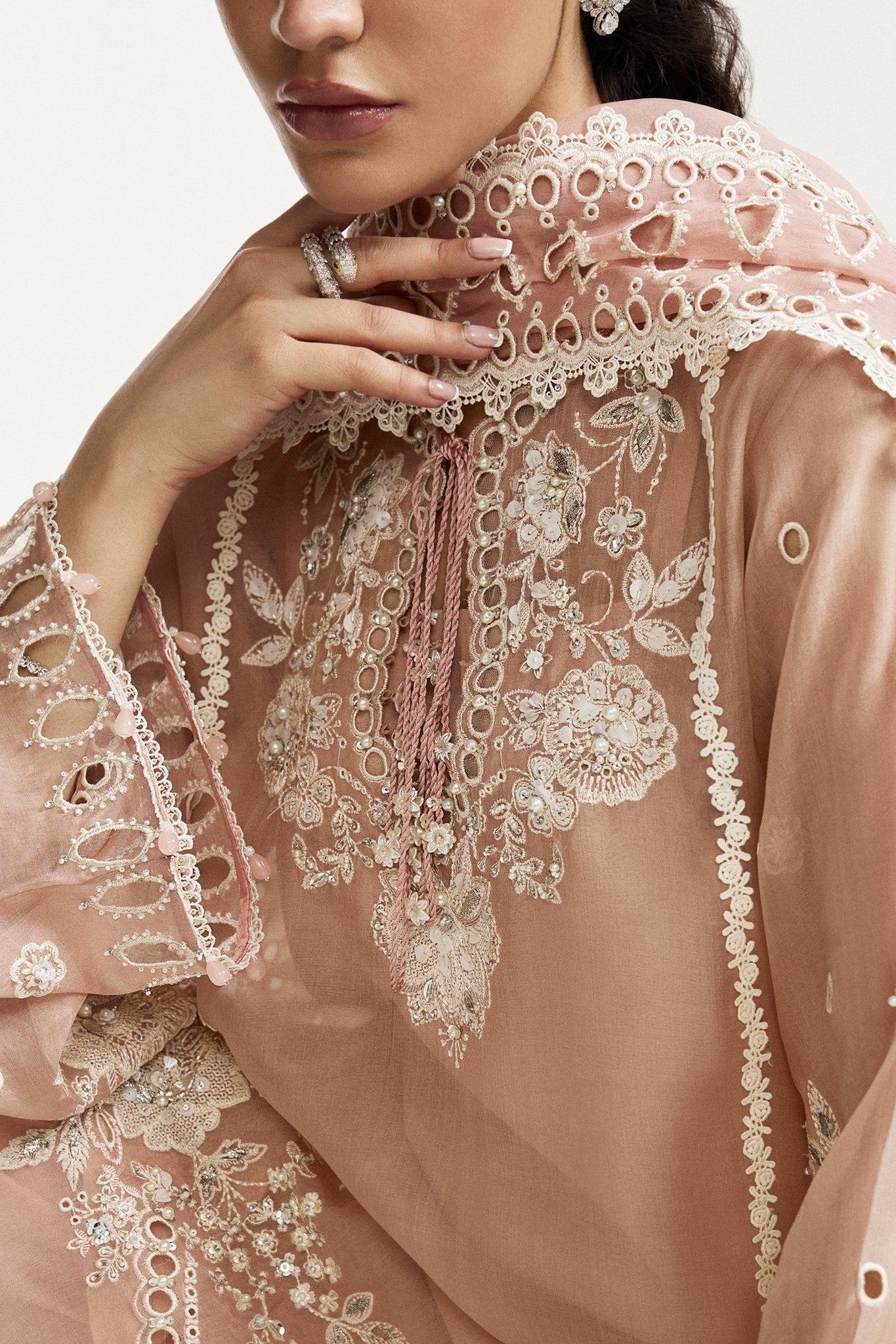 Elan | Vital Ornee | FLEUR DE ROSE (EV-21358) - Formal Dress - available at Maria Faisal in UK and USA.