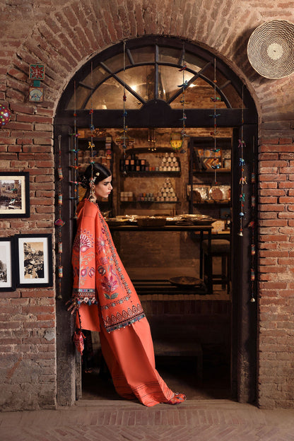 Zaha | Festive Lawn 25 | RANGREZ (ZF-25-06) by Maria Faisal - Registered Vendor of : zaha - type : Ladies Clothes - 100% original wedding dresses