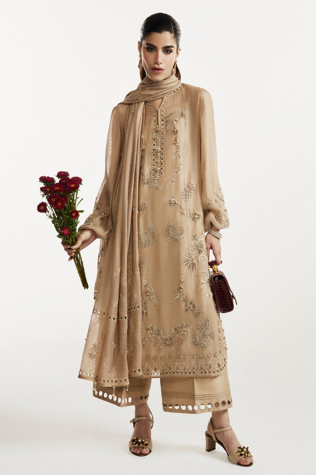 Elan I Vital Ornee I NUIT CELESTE (EV-21373) - Ladies Clothes - Maria Faisal