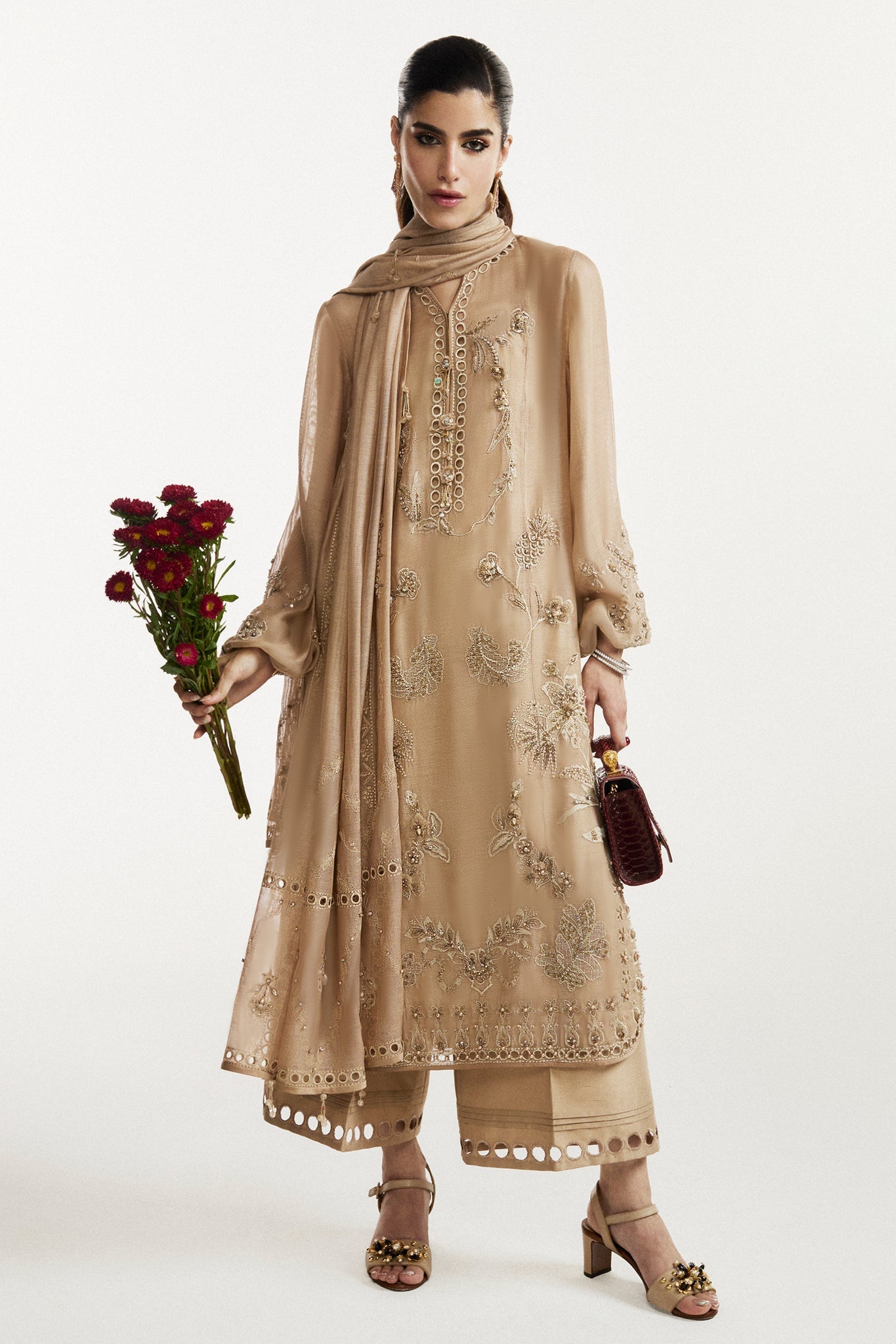 Elan I Vital Ornee I NUIT CELESTE (EV-21373) - Ladies Clothes - Maria Faisal