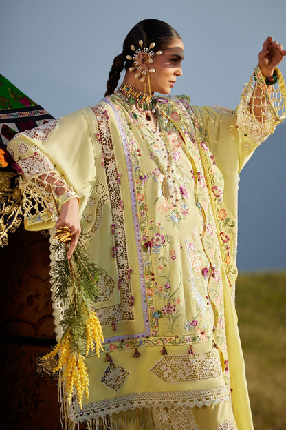 Elan | Kashmee Legacy Lawn 26 | NEELUNE (EL26-05 A) - Luxury Dress - available at Maria Faisal in UK and USA.